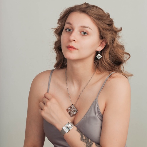 Браслет Fiore Luna на металлическом ремешке, CB01361-4 BL фото 2